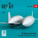 ResKit Models 150 gallon underwing fuel tanks (2 pcs) (F-5E/F/N, F-20, AT-3) (3D Printed) 1:48 (RSU48-0565)