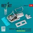 ResKit Models SEPECAT Jaguar GR.1/GR.1A cockpit (Detailed edition) (3D Printed) for Airfix 1:48 (RSU48-0581)
