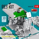 ResKit Models P-47M Thunderbolt cockpit (Basic edition with 3D decals) for MiniArt kit (3D Printed) 1:48 (RSU48-0590)