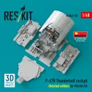 ResKit Models P-47N Thunderbolt cockpit (Detailed edition) for MiniArt kit (3D Printed) 1:48 (RSU48-0593)