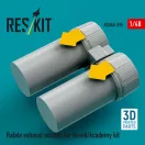 ResKit Models Rafale exhaust nozzles for Revell/Academy kit (3D Printed) 1:48 (RSU48-0595)