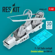   ResKit Models F-16I Sufa cockpit (Detailed edition) (3D Printed) for Great Wall Hobby 1:48 (RSU48-0637)