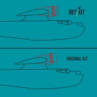   ResKit Models PBY-5/5A/OA-10A Catalina corrected rear part of engine nacelles (3D Printed) for Revell / Monogram / Eduard 1:48 (RSU48-0644)
