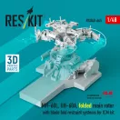 ResKit Models MH-60L, UH-60A, folded main rotor with blade fold restraint systems (3D Printed) for ICM 1:48 (RSU48-0645)