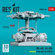   ResKit Models MH-60L, UH-60A, unfolded main rotor (3D Printed) for ICM 1:48 (RSU48-0646)