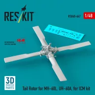   ResKit Models Tail Rotor for MH-60L, UH-60A (3D Printed) for ICM 1:48 (RSU48-0647)