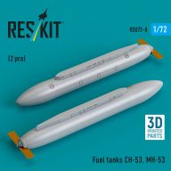   ResKit Models Fuel tanks ??-53 (2 pcs) (3D Printed) 1:72 (RSU72-0008)