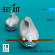   ResKit Models Fuel tanks ??-53 (2 pcs) (3D Printed) 1:72 (RSU72-0008)