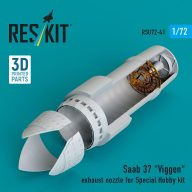   ResKit Models Saab 37 Viggen exhaust nozzle for Special Hobby kit (3D Printed) 1:72 (RSU72-0041)
