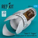 ResKit Models Saab 37 Viggen exhaust nozzle for Special Hobby kit (3D Printed) 1:72 (RSU72-0041)