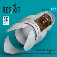   ResKit Models Saab 37 Viggen exhaust nozzle for Special Hobby kit (3D Printed) 1:72 (RSU72-0041)