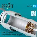 ResKit Models Saab 37 Viggen exhaust nozzle for Special Hobby kit (3D Printed) 1:72 (RSU72-0041)