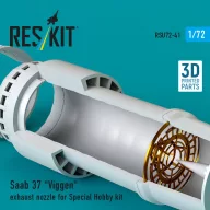   ResKit Models Saab 37 Viggen exhaust nozzle for Special Hobby kit (3D Printed) 1:72 (RSU72-0041)