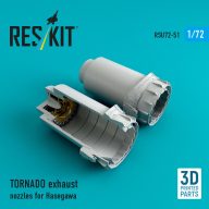  ResKit Models TORNADO exhaust nozzles for Hasegawa kit (3D Printed) 1:72 (RSU72-0051)