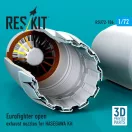 ResKit Models Eurofighter open exhaust nozzles for Hasegawa kit (3D Printed) 1:72 (RSU72-0106)