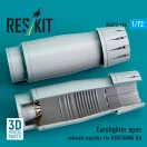 ResKit Models Eurofighter open exhaust nozzles for Hasegawa kit (3D Printed) 1:72 (RSU72-0106)