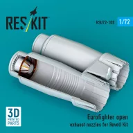   ResKit Models Eurofighter open exhaust nozzles for Revell kit (3D Printed) 1:72 (RSU72-0108)