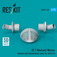   ResKit Models HC.2 Westland Wessex exhaust and transmission cover (3D Printed) for Airfix 1:72 (RSU72-0145)