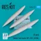 ResKit Models Rafale fuel tanks RPL 701 (1250L) (3 pcs) (3D Printed) 1:72 (RSU72-0171)