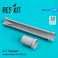   ResKit Models A-4 Skyhawk exhaust nozzle for Airfix kit (3D Printed) 1:72 (RSU72-0179)
