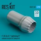 ResKit Models F-35 (A,C) Lightning II exhaust nozzle for Tamiya kit (3D Printed) 1:72 (RSU72-0180)