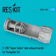   ResKit Models F-100 Super Sabre late exhaust nozzle for Trumpeter kit 1:72 (RSU72-0188)