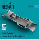 ResKit Models F-106 Delta Dart exhaust nozzle for Trumpeter kit (3D Printed) 1:72 (RSU72-0189)
