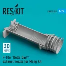 ResKit Models F-106 Delta Dart exhaust nozzle for Meng kit (3D Printed) 1:72 (RSU72-0203)