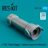   ResKit Models F-102 Delta Dagger exhaust nozzle for Meng kit (3D Printed) 1:72 (RSU72-0204)