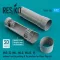 ResKit Models MIG-23 (ML, MLD, MLAE, P) exhaust nozzle parking & fly position for Clear Prop kit (3D Printed) 1:72 (RSU72-0225)