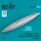 ResKit Models F-4 Phantom II early 600 gallon fuel tanks (all welded) with pylon (1 pcs) (3D Printed) 1:72 (RSU72-0240)