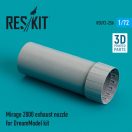 ResKit Models Mirage 2000 exhaust nozzle for DreamModel kit (3D Printed) 1:72 (RSU72-0256)