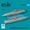 ResKit Models 600 Gallon wing fuel tanks for F-16 & JASDF F2 (CJ/DJ Block 50/52, 50/52+, Sufa) (2 pcs) (3D Printed) 1:72 (RSU72-0264)