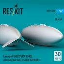ResKit Models Tornado F3/GR1/GR4 1500L underwing fuel tanks (riveted) (RAF/RSAF) (2 pcs) (3D Printed) 1:72 (RSU72-0272)