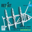 ResKit Models Mi-8 Hip weapon mounting frame with BD3-57KrV for Hobby Boss kit (USSR/UKRAINE Early) (2 pcs) (3D Printed) 1:72 (RSU72-0274)