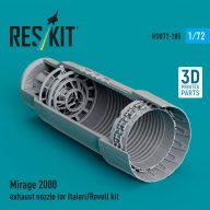   ResKit Models Mirage 2000 exhaust nozzle for Italeri/Revell kit (3D Printed) 1:72 (RSU72-0285)
