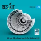 ResKit Models Mirage IIIE exhaust nozzle (3D Printed) for Modelsvit 1:72 (RSU72-0286)