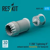   ResKit Models F-35B Lightning II exhaust nozzle (Parked/Fly) for Tamiya kit (3D printed) 1:72 (RSU72-0292)