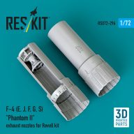   ResKit Models F-4 (E, J, F, G, S) Phantom II exhaust nozzles for Revell kit (3D Printed) 1:72 (RSU72-0296)