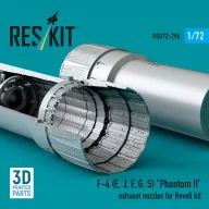   ResKit Models F-4 (E, J, F, G, S) Phantom II exhaust nozzles for Revell kit (3D Printed) 1:72 (RSU72-0296)