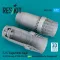 ResKit Models F?15 Eagle/Strike Eagle (A, B, C, D, E early, J) F100-PW-220 open exhaust nozzles for Hasegawa kit (3D Printed) 1:72 (RSU72-0301)