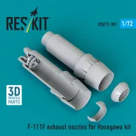   ResKit Models F-111F exhaust nozzles (3D Printed) for Hasegawa 1:72 (RSU72-0307)