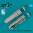 ResKit Models F-111F exhaust nozzles (3D Printed) for Hasegawa 1:72 (RSU72-0307)