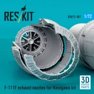   ResKit Models F-111F exhaust nozzles (3D Printed) for Hasegawa 1:72 (RSU72-0307)