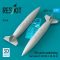 ResKit Models 150 gallon underwing fuel tanks (F-5E/F/N, F-20, AT-3) (2 pcs) (3D Printed) 1:72 (RSU72-0323)