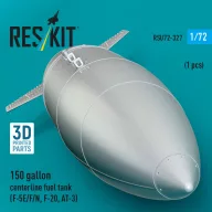   ResKit Models 150 gallon centerline fuel tank (F-5E/F/N, F-20, AT-3) (1 pcs) (3D Printed) 1:72 (RSU72-0327)