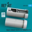 ResKit Models Jaguar exhaust nozzles for HobbyBoss kit (3D Printed) 1:72 (RSU72-0332)