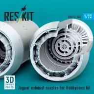   ResKit Models Jaguar exhaust nozzles for HobbyBoss kit (3D Printed) 1:72 (RSU72-0332)