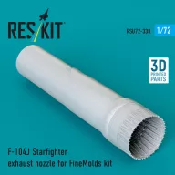   ResKit Models F-104J Starfighter exhaust nozzle (3D Printed) for Fine Molds 1:72 (RSU72-0338)