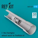 ResKit Models F-104J Starfighter exhaust nozzle (3D Printed) for Fine Molds 1:72 (RSU72-0338)